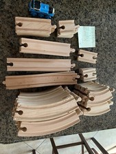 Thomas  Friends The Train Brio Compatible Lot of 64 PCS Wooden Tracks Bridge