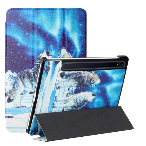 For Samsung Galaxy Tab S7/S8 with Pen Holder Tablet Smart Stand Case Cover - Picture 18 of 23