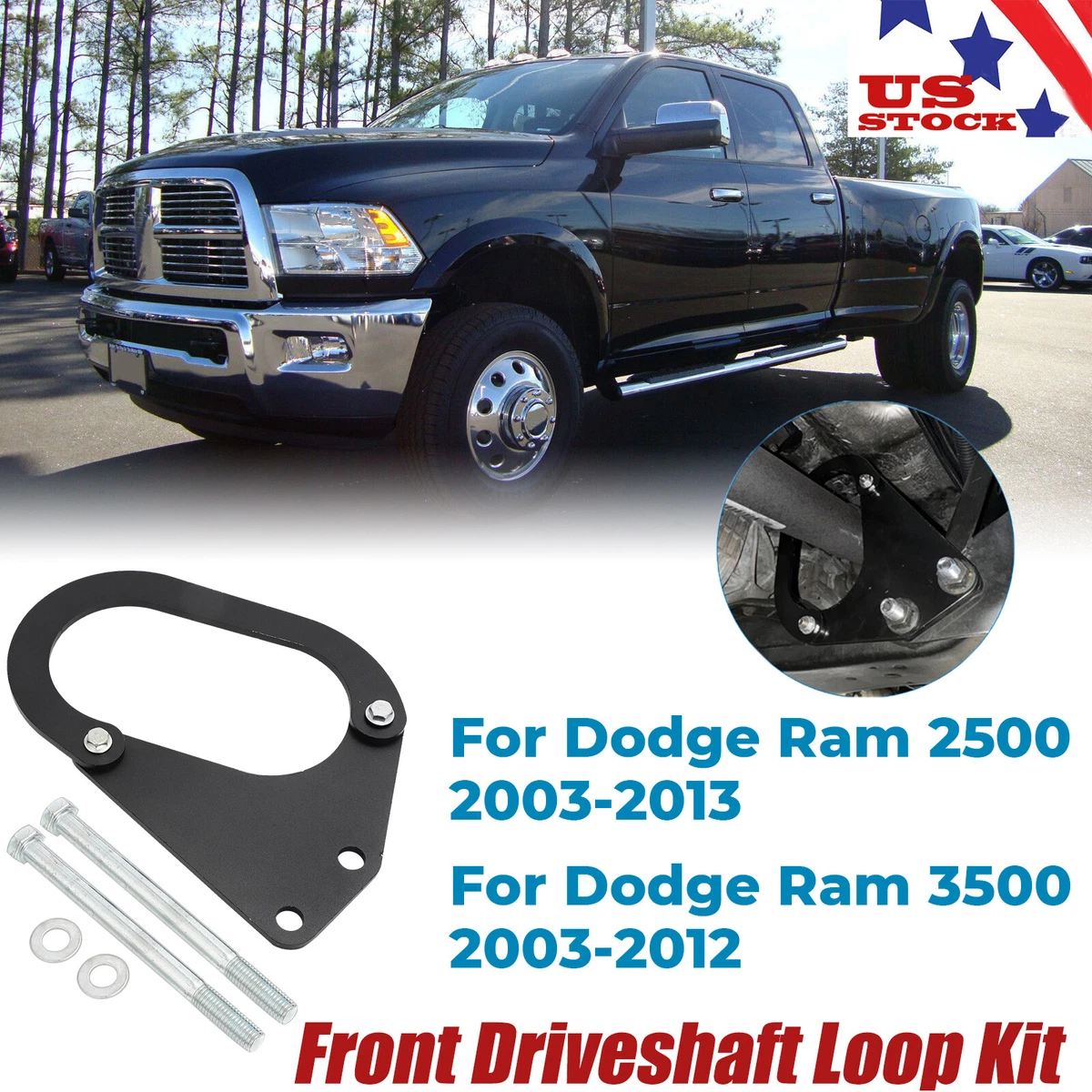 For 2003-2013 Ram 2500, 2003-2012 Ram 2500 Front Driveshaft Loop - Foto 11