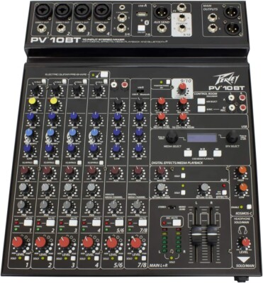 Peavey PV 10 BT Compact Mixer with Bluetooth and Effects - Make Offer!
