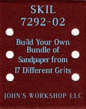 Build Your Own Bundle SKIL 7292-02 1/4 Sheet No-Slip Sandpaper 17 Grits