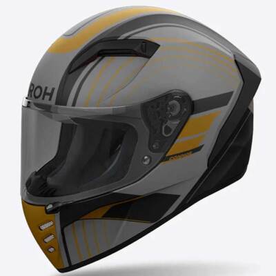 AIROH CONNOR ACHIEVE BRONZE MATT FULLFACE MOTORRAD MOTORRADHELM ECE22.06