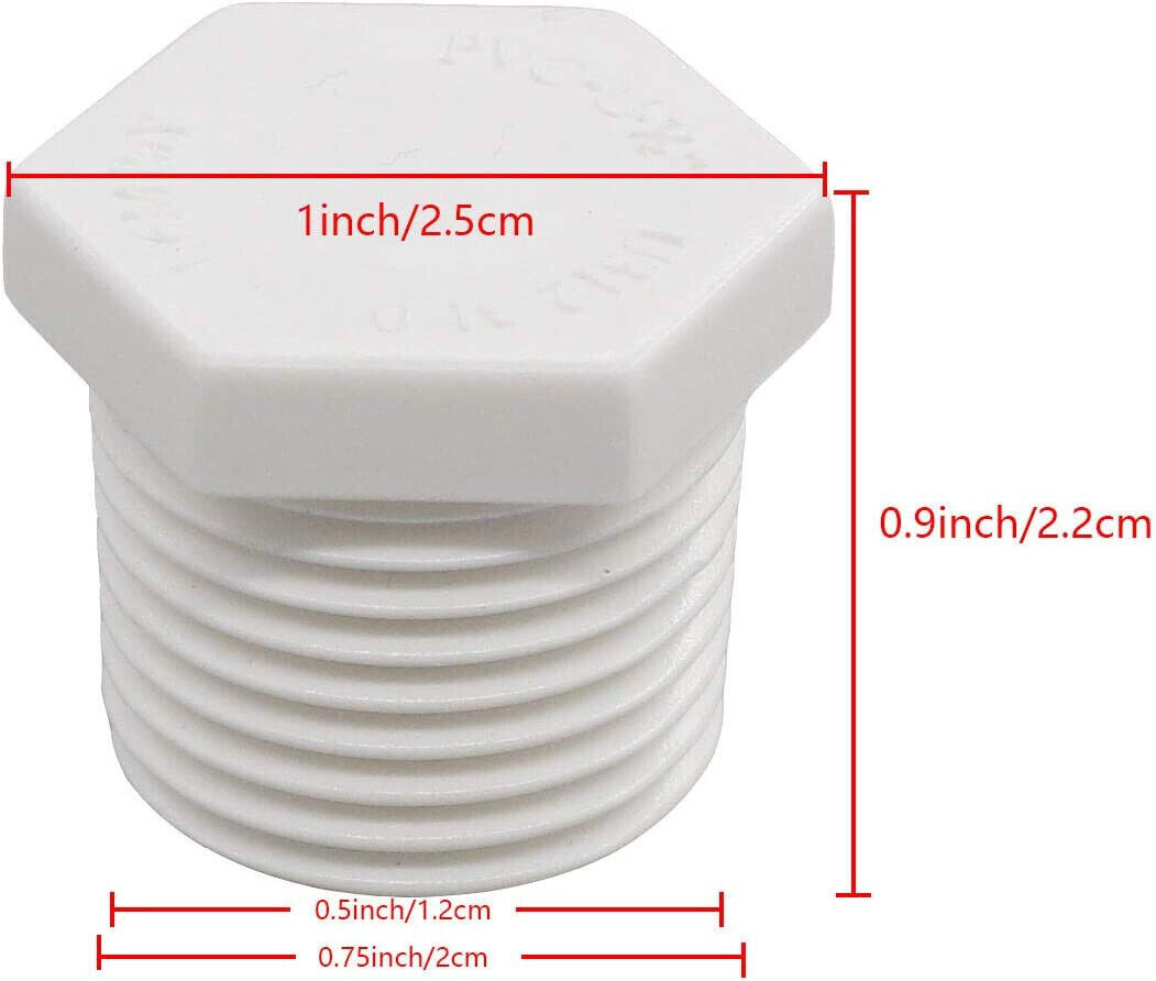 Pack Water Heater Drain Plug for RV Camper and Atwood Water Heater 91857