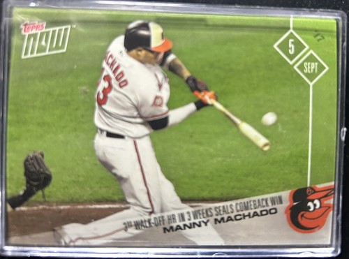 2017 Topps Now 566 Manny Machado