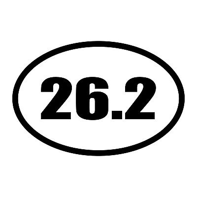 26.7 Oval Bumper Sticker or Helmet Sticker D446 Euro Oval Marathon 26.2 Race 26.7 Oval Bumper Sticker or Helmet Sticker D446 Euro Oval Marathon 26.2 Race