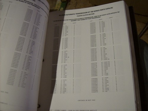 HME GETRIEBE ALLISON 400 700 SERIE TEILEBUCH - Bild 7 von 7