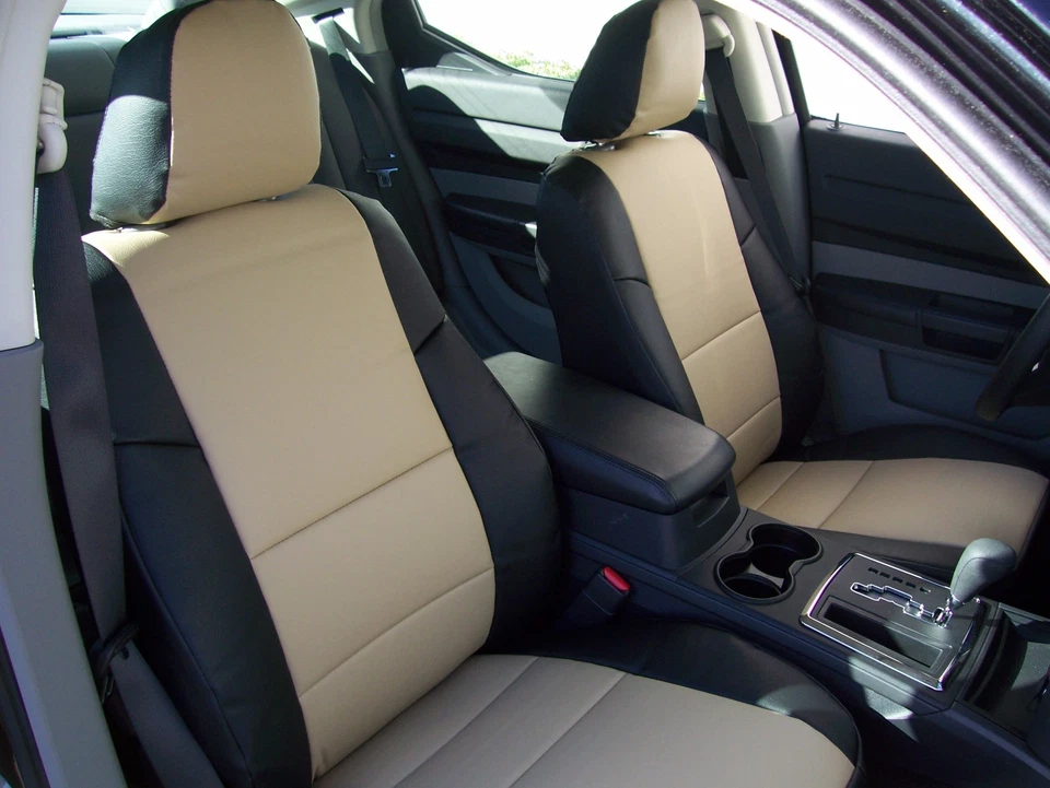 FUNDA DE ASIENTO PARA CHRYSLER SEBRING 2007-2010 IGGEE S. CUERO AJUSTE PERSONALIZADO 13 COLORES Foto 4 de 4