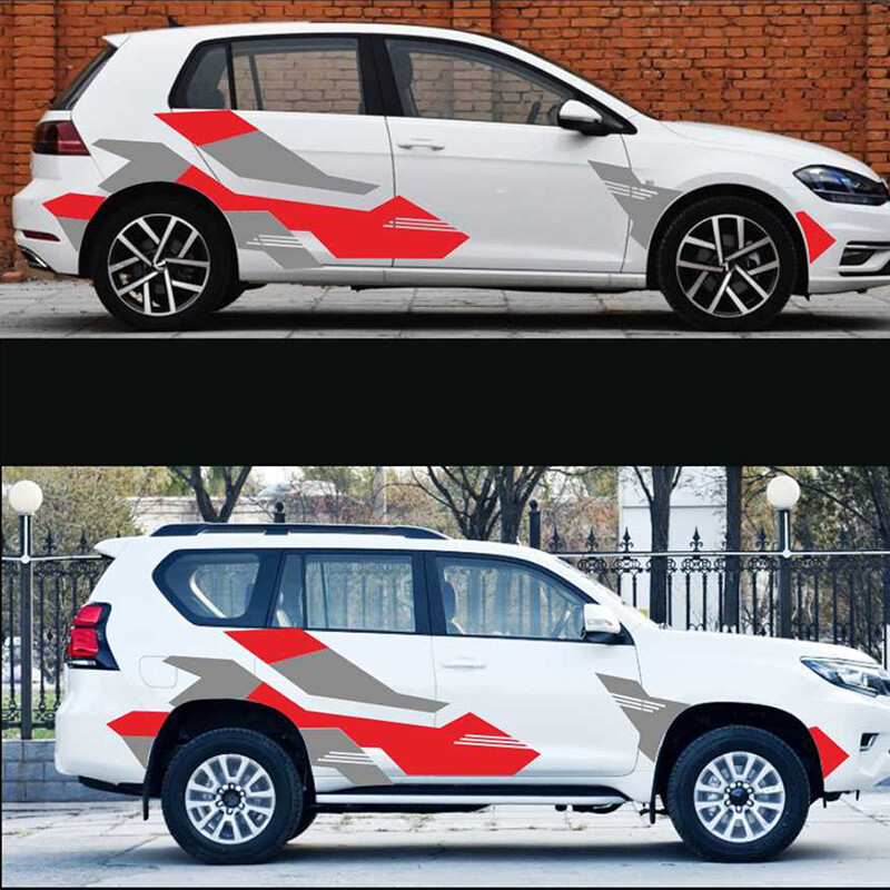 Decals Car Side Body Graphics Vinyl Decoration Stickers Truck Pickup