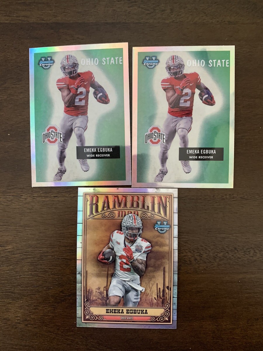 ukm 36532  2024 Bowman Chrome University X-Fractor Emeka Egbuka Ohio