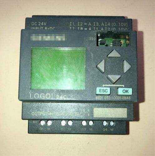 ONE Used Siemens LOGO 6ED1 052-1CC01-0BA6 6ED1052-1CC01-0BA6 module Tested - Picture 1 of 5