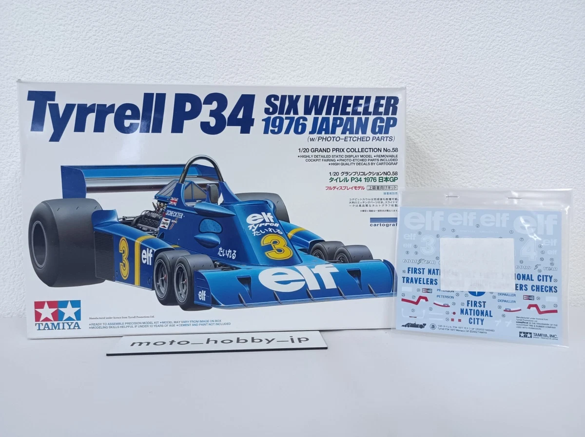 ATLAS F1 TYRRELL P34 6 roues - 1976 Jody Scheckter échelle 1:43 EUR 20