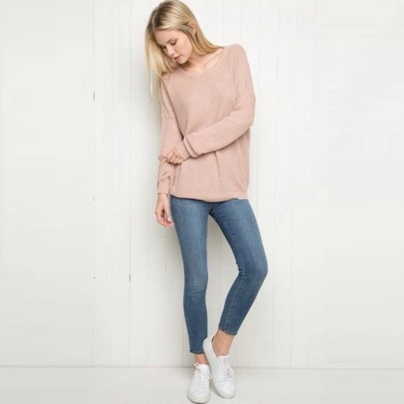 Blush oversized clearance sweater