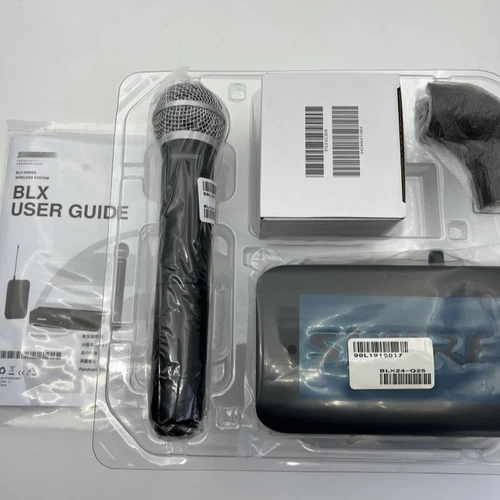 New Shure BLX24/PG58 Vocal System w/BLX4 Wireless Receiver and Handheld Transmit - Picture 3 of 3