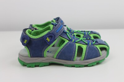 Neue Lurchi Sandalen Gr. 28 29 30 31 32 Boris blau grün Zehenschutz Jungen
