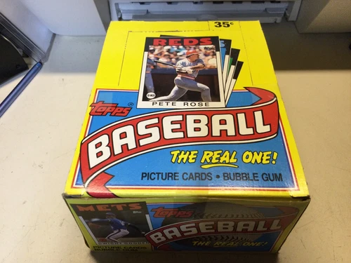 1986 TOPPS BASEBALL UNOPENED WAX BOX  36 PACKS