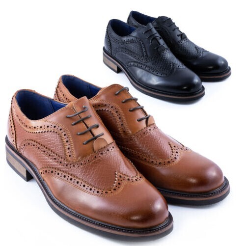 Zapatos Clásicos Elegantes de Hombre Oxford Mocasines Calado Atado TooCool Y71