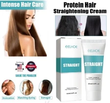 Protein Hair Straightening Cream Silk & Gloss Hair Care Hair Collagen Cream US