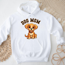Cozy Dog Mom Hoodie - Cute  Comfortable Pullover for Dog Lovers, Perfect Gift