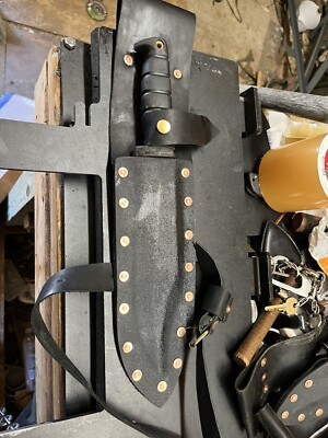 ontario marine raider bowie kydex sheath only right or left handed With LegStrap