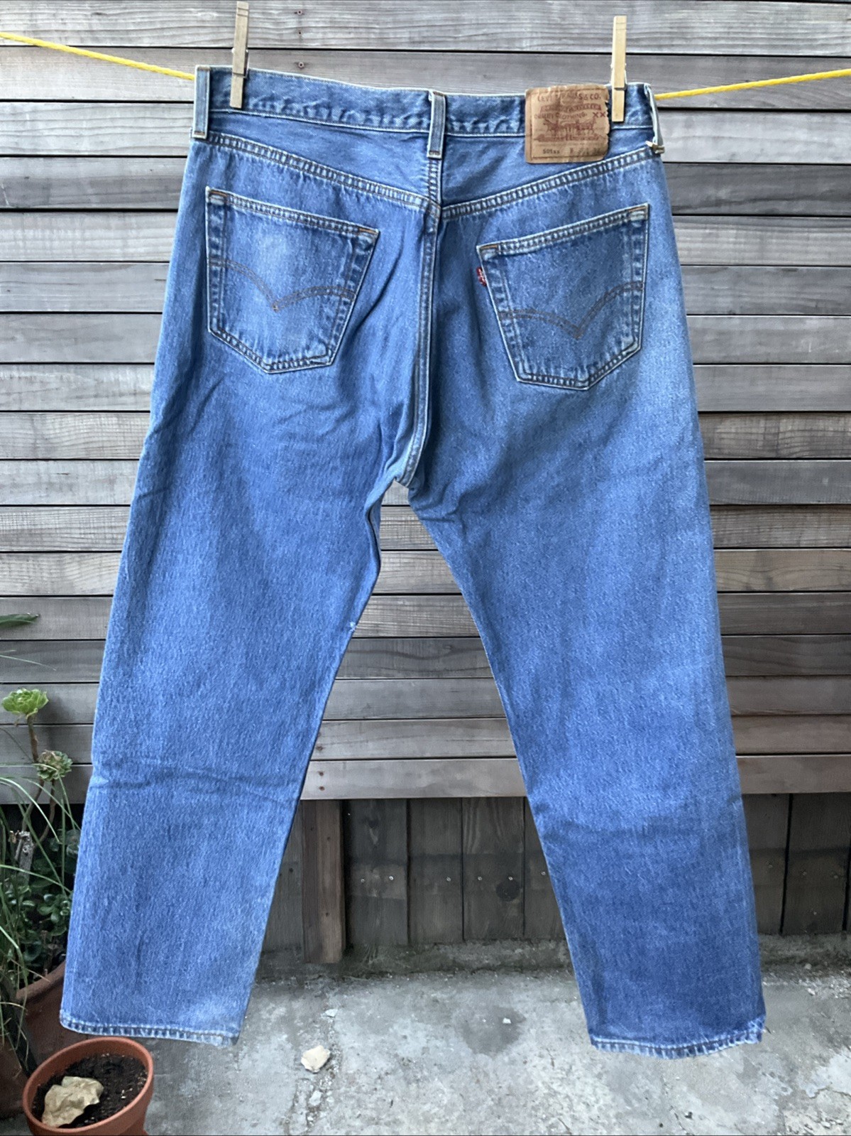 Vintage Levi’s 501XX USA 1995 Men’s W28 L31 501-0000 Shrink To Fit 653 image 2