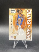 2024-25 Panini NBA Hoops Winter Dillon Jones Rise ‘n Shine Relic RC #RSM-DJT