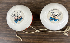 Vintage 1972 Burger Chef Yo-Yo, Burger Chef Character ~ Lot of 2
