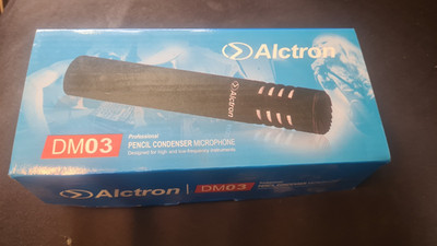 Professionelles Bleistift Kondensator Mikrofon für Instrumente Alctron DM03.
