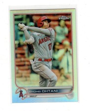2022 TOPPS CHROME BASEBALL SHOHEI OHTANI BASE REFRACTOR #1 ANGELS
