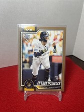 Anthony Seigler 2025 Topps Series 1 Celebration RC Gold /2026 #286 Brewers