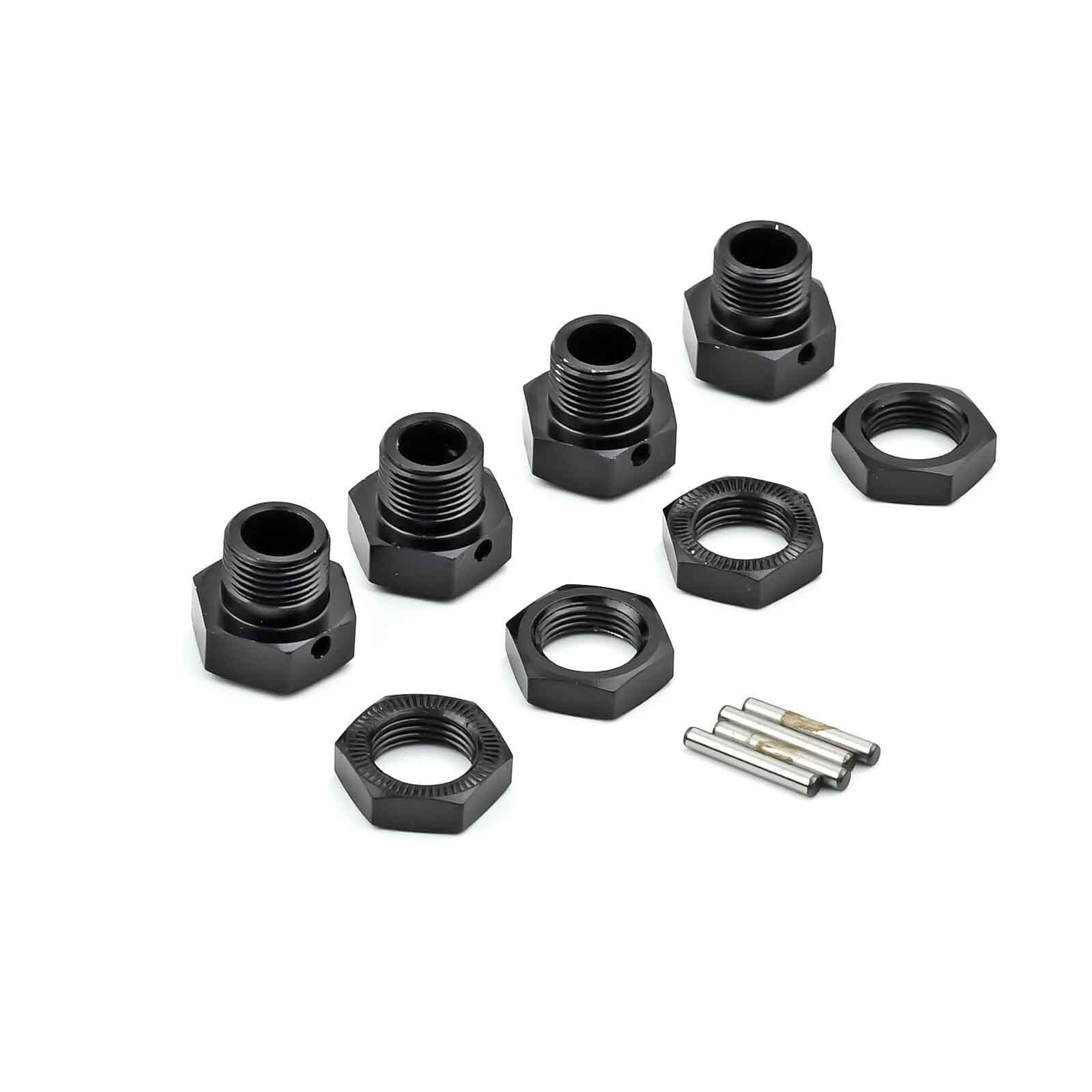 Arrma Aluminium Wheel Nuts Hex Set 17mm Black AR310449 ARA311117 AR713009