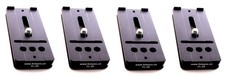4 X Fotopro PL-85 85mm QR Plate w Twin Backstops Arca / RRS Compatible