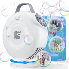 Bubble Machine, Automatic Bubble Blower for Kids Toddlers, 8000 Bubbles Per ...