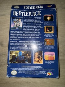 Beetlejuice Nintendo NES  w/ Box & Sleeve No Manual