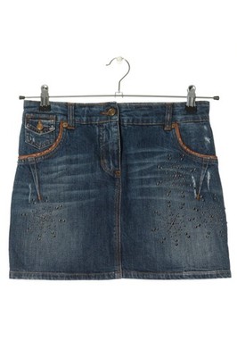 GALLIANO Jeansrock Damen Rock Gr. DE 38 blau Casual-Look