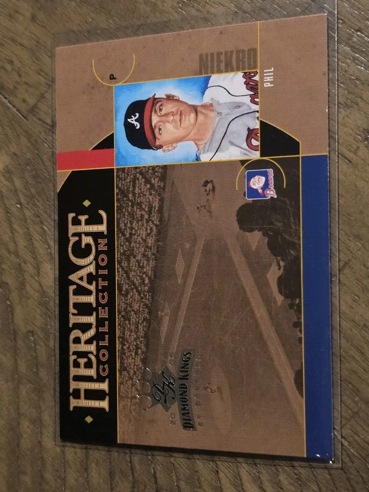 2005 Diamond Kings Phil Niekro Heritage Collection Insert Nmmt - Image 2 of 3
