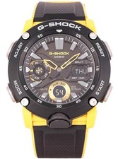Casio G-SHOCK Carbon Core Guard Alarm Calendar Quartz GA2000-1A9 200M Mens Watch
