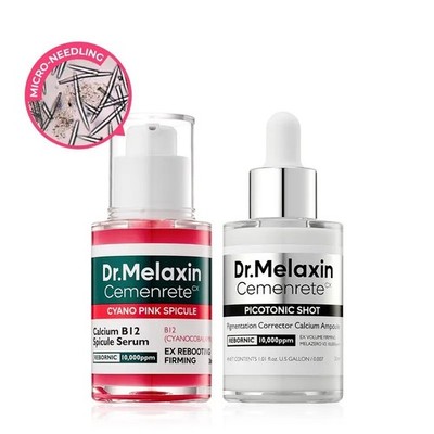 Dr.Melaxin Cemenrete Two set Cyano Pink Spicule Serum with Calcium skin care