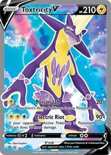 Toxtricity V (Full Art) Holo Ultra Rare SWSH02: Rebel Clash 182/192 NM