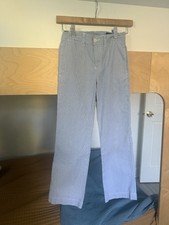 Polo Ralph Lauren Pants Boys 8 Blue White Seersucker Chino Preppy Striped