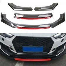 Auto Frontspoilerlippe Frontlippe Spoiler für AUDI A1 A3 S3 A4 B7 B8 CarbonOptik