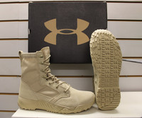 Under Armour UA Jungle Rat Desert Sand Suede / Nylon Combat /Army Boots UK 10.5
