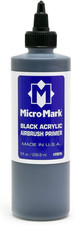 Black Acrylic Airbrush Primer, 8Oz | Made in USA, for Models, for Miniatures,...