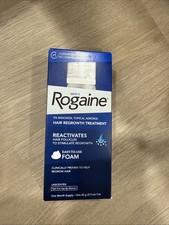 Men's Rogaine Foam 1 Month Supply 5 Minoxidil Hair Regrowth Exp 8/27