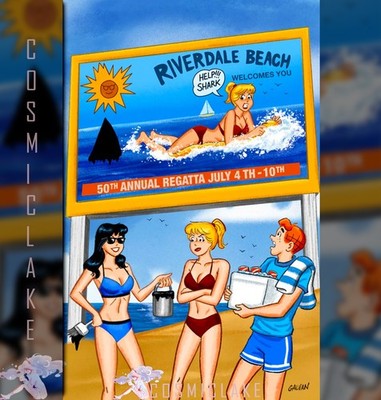 Archie's Laugh Out TV #79 Betty Veronica Galvan Jaws Variant Presale 6/10 