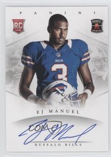 2013 Panini Contenders Rookie Premiere EJ Manuel #9 Auto 1x1