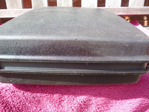 Vintage 1970s Samsonite Hard Shell Black Combination Lock Briefcase . - Picture 7 of 14