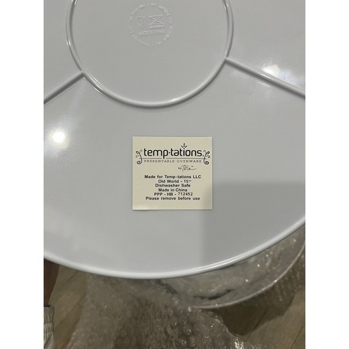 Temptations By Tara Old World Melamine Entertaining Full Set Retired Blue NEW - Picture 8 of 10
