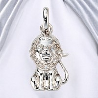 AnhäNger Sternzeichen LöWe 925 Sterling Silber Mit Zirkonia