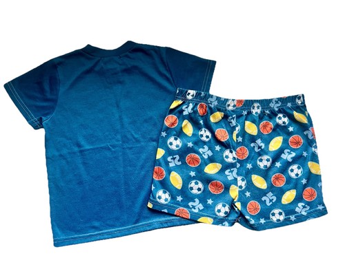 Pajamas Clothing Boy Top Bottom XS Sports Basketball Soccer Football Free Ship - Picture 5 of 10