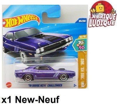 Hot Wheels 70s Vs 90s Dodge Hemi Challenger Violett 164/250 10/10 HYY96 Neu